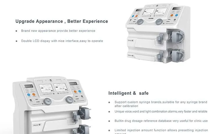 Byond Factory Price Double Channels Hospital Medical Lab Auto Infusion Syringe Pump for Medical Pump One of The Largest Medical Pump Suppliers in China