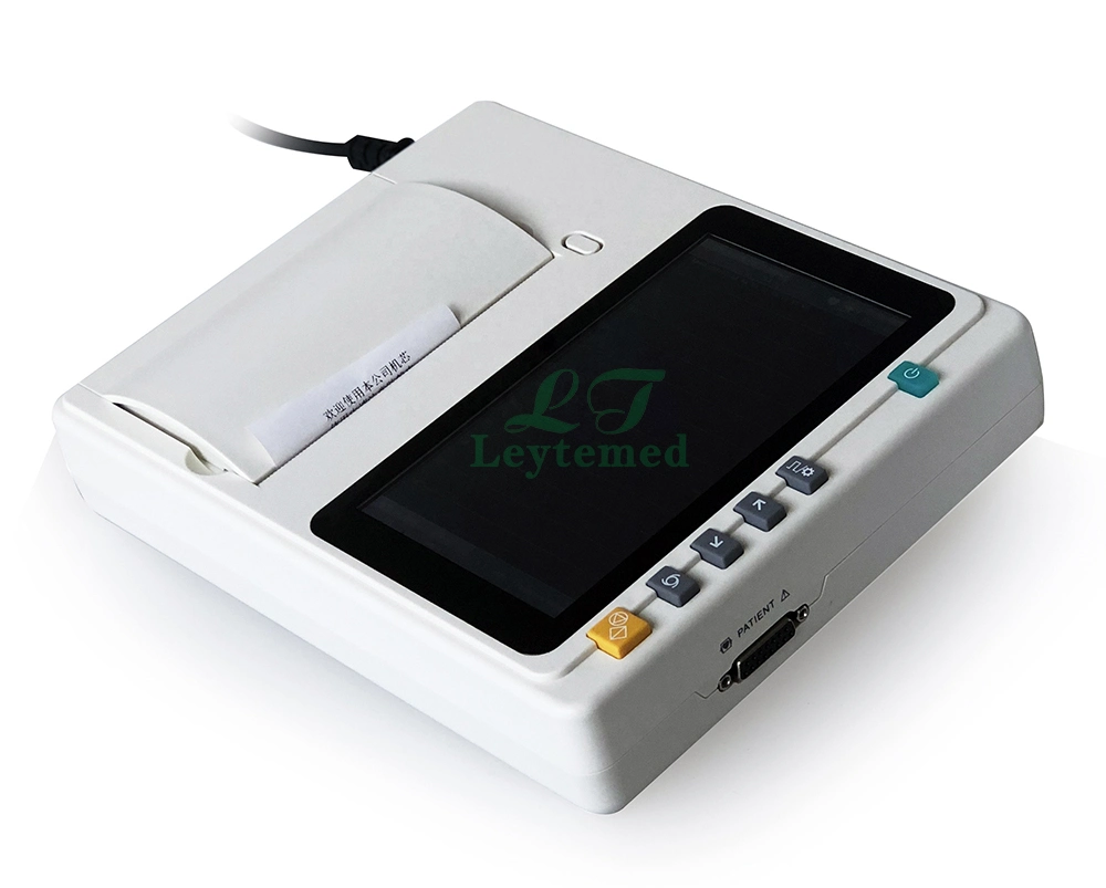 LTSE23 Cheap Price 3 Channel/6 Channel/12 Channel 7 Inch Touch Screen ECG Machine