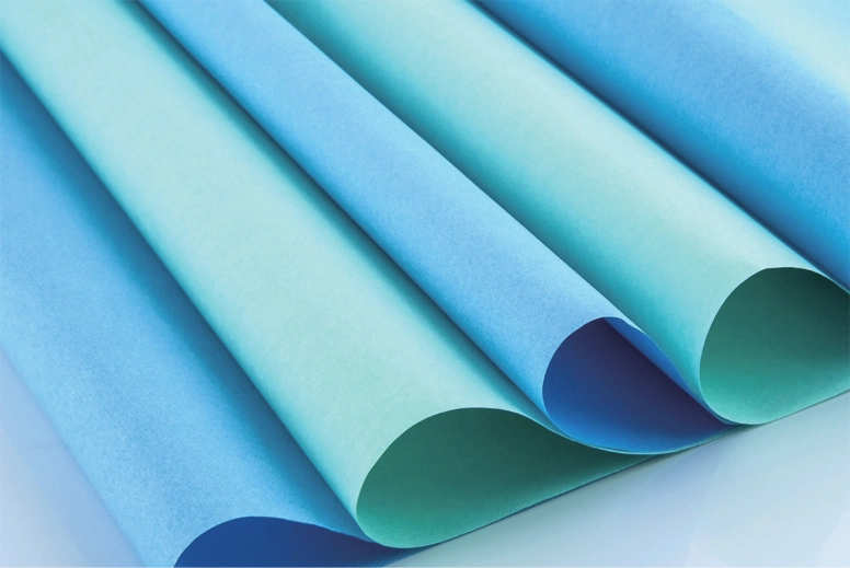 Duplex Medical Crepe Paper Sterilization Wrapping Sheet Blue Disposable Equipment