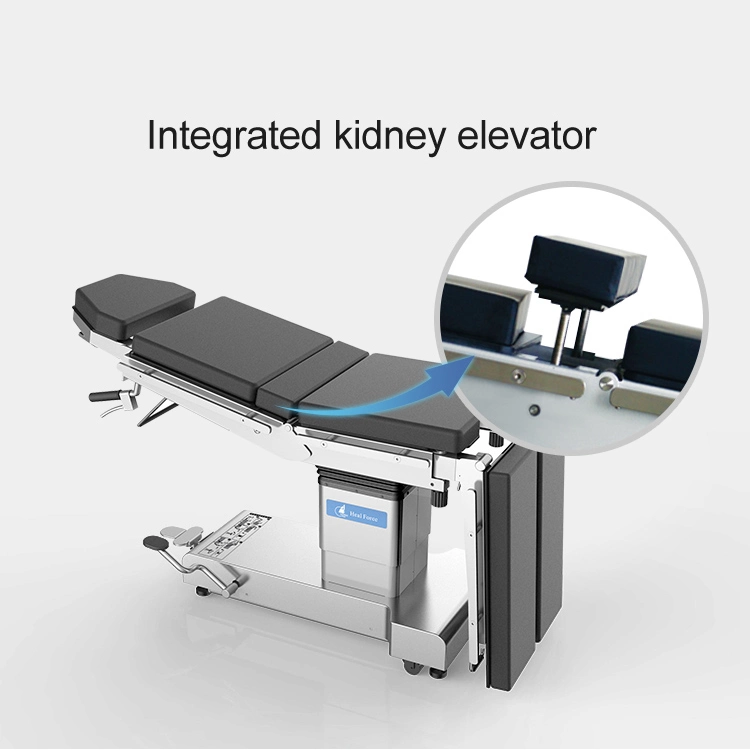 Heal Force Best Choice Medical Equipment Electric Surgical Ot Operating Room Table Portable C-Arm Orthopedic Operation Room Table with Good Price