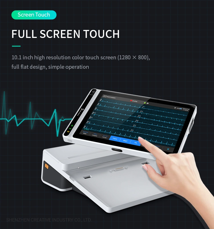 Lepu Touch Screen WiFi 12 18 Lead Electrocardiograph ECG EKG Machine