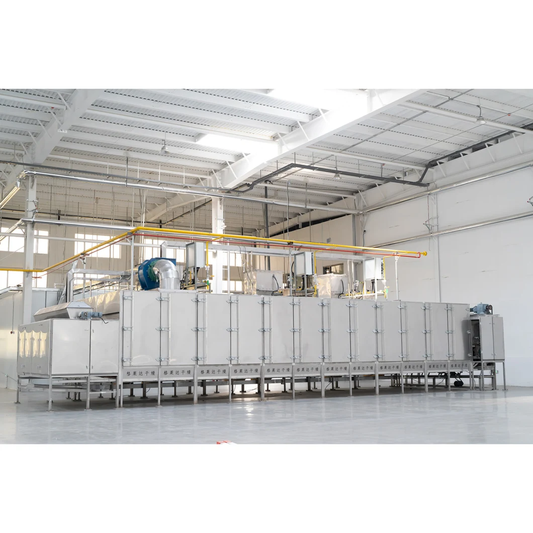 Industrial Tunnel Sterilization Dryer Drying Roasting Machine Equipment