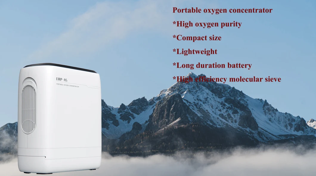 Battery Portable Oxygen Concentrator Generator Travel Outdoor Car Pulse Portable Oxygen Generator Machine with Battery Mini Portable Oxygen Concentrator