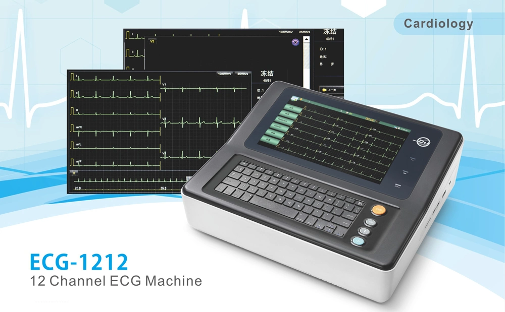 Dongjiang Brand 12 Channel ECG Monitor Digital ECG Machine with CE