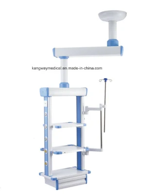 Sistema de suspensión quirúrgica de montaje en techo/colgante quirúrgico de brazos dobles de iluminación eléctrica para hospitales