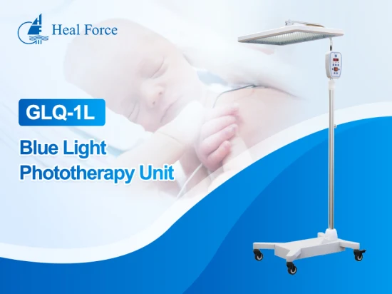 Venta caliente de alta calidad Equipo de cuidado del bebé de buena calidad Ictericia neonatal LED Precio unitario de fototerapia infantil con CE ISO Heal Force