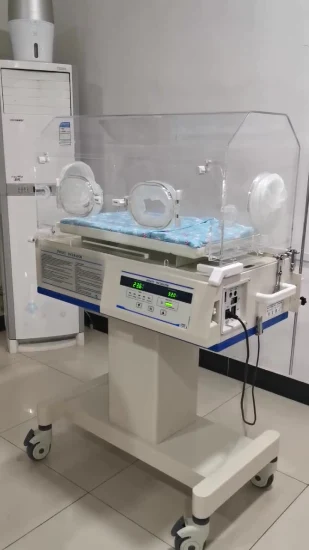 Incubadora neonatal médica móvil del cuidado del bebé del equipo médico del recién nacido con la pantalla LCD de 8 pulgadas