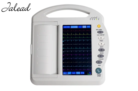 Máquina de ECG con pantalla táctil de 3 canales Digital para electrocardiógrafo de equipos médicos CE ISO con interpretación