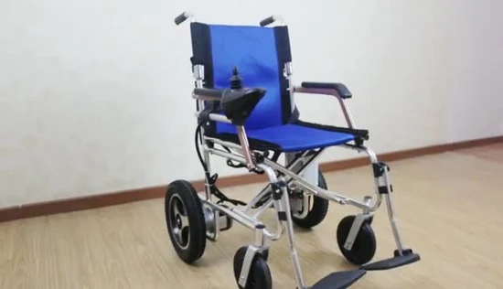 Silla de ruedas eléctrica plegable de alta calidad para adultos y personas mayores