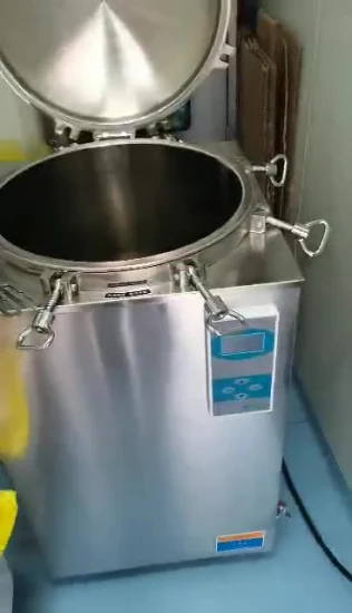 Equipo de esterilización de vapor puro de autoclave vertical de alta presión de venta caliente